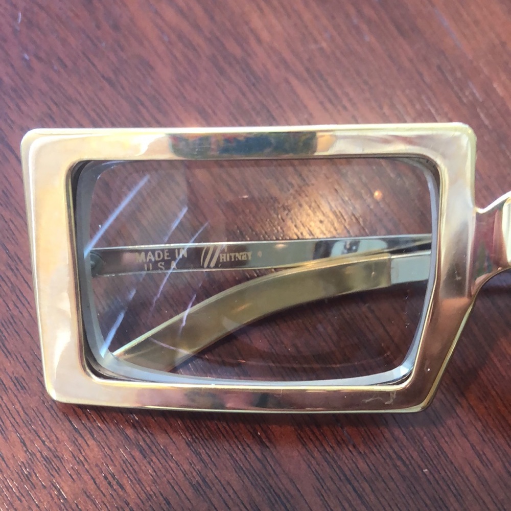 Vintage Rectangular Eyeglass Frames - image 2